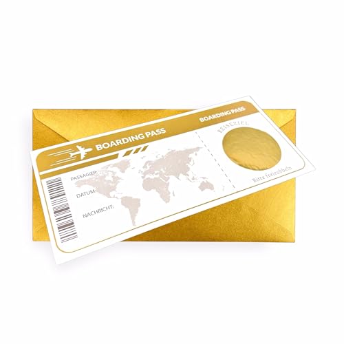 Ticket Geburtstag mit Rubbelaufkleber - Rubbelkarte zum beschriften Einzigartige Geschenk Verpackung - Geburtstags Karte als Gutschein oder Geschenkidee zum freirubbeln JACKPOT