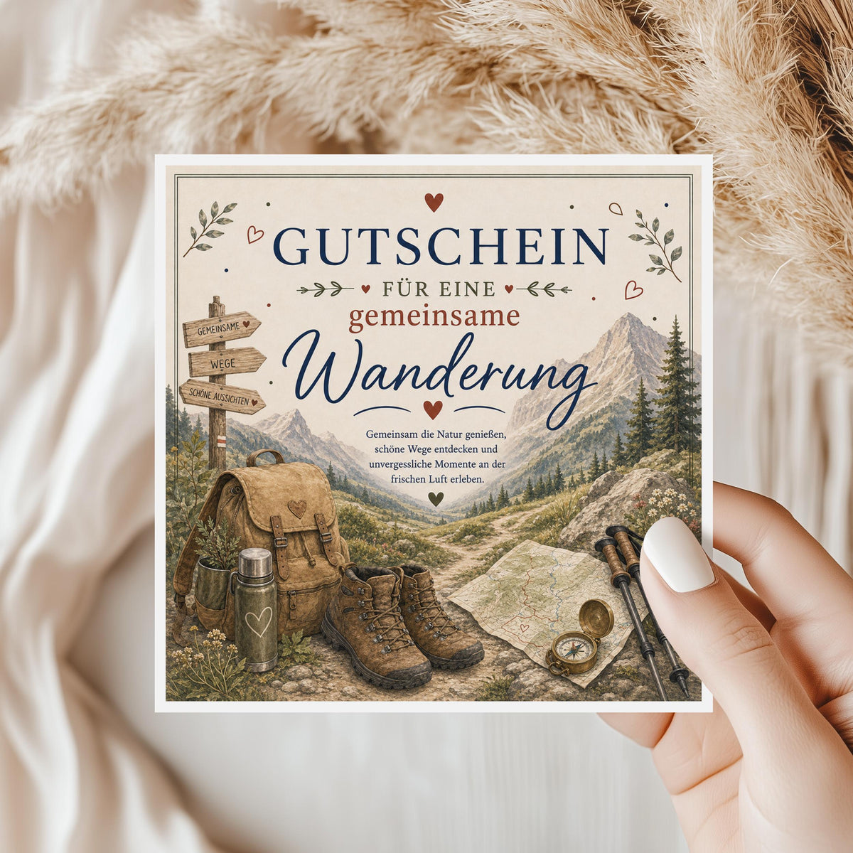 Gutschein Wanderung – Wandergutschein für gemeinsamen Ausflug